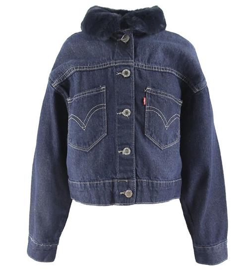 Se Levis Denimjakke - Thames m. Imiteret Pels ved KidsWorld