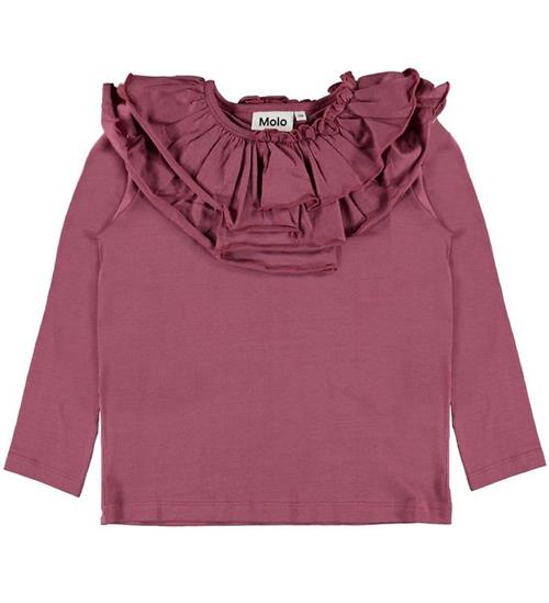 Se Molo Molo Bluse - Rosamond - Lilla m. FlÃ¦se ved KidsWorld