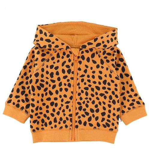 Se Stella McCartney Kids Stella McCartney Kids Cardigan - Orange m. Leopardprint ved KidsWorld