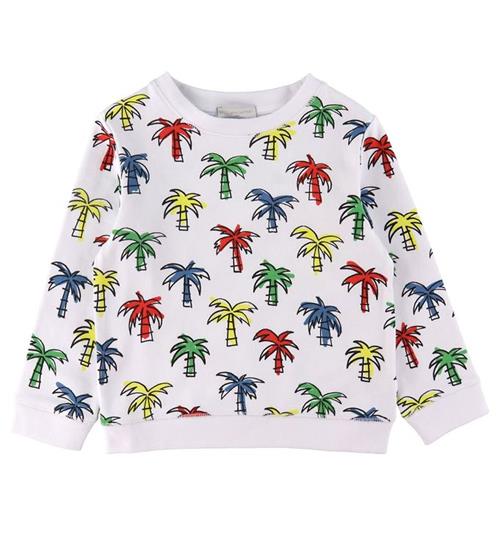 Se Stella McCartney Kids Stella McCartney Kids Sweatshirt - Hvid m. Palmer ved KidsWorld