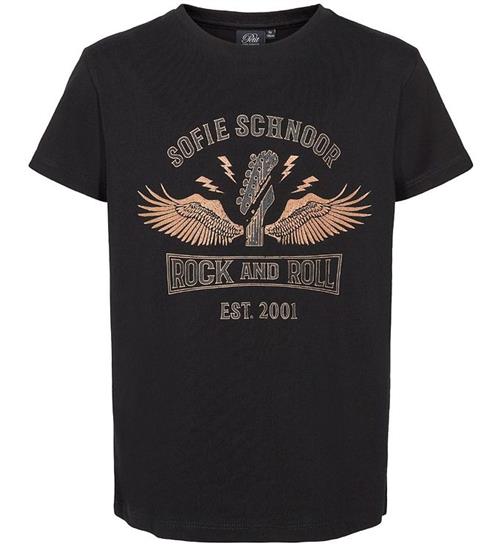 Sofie Schnoor Petit by Sofie Schnoor T-shirt - Felina - Sort m. Print