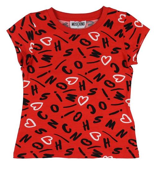 Moschino Moschino T-shirt - RÃ¸d m. Print