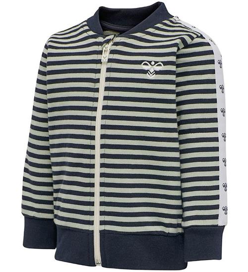 Se Hummel Hummel Cardigan - hmlVillum - Navy/Pistacie ved KidsWorld