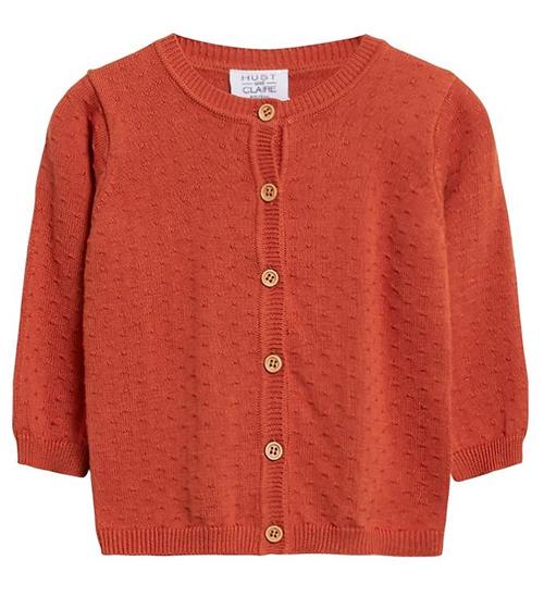 Se Hust and Claire Hust and Claire Cardigan - Strik - Cammi - Orange ved KidsWorld