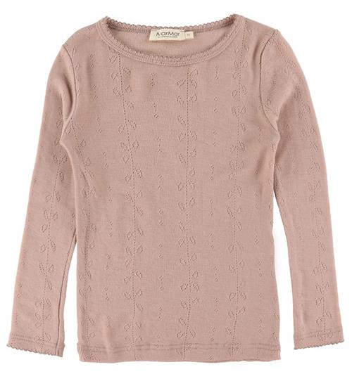 Se MarMar Bluse - Tamra - Uld - Burnt Rose ved KidsWorld