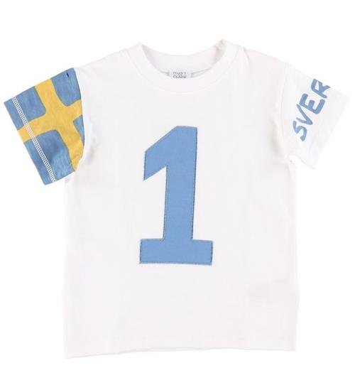 Hust and Claire Hust and Claire T-shirt - Arthur - Hvid m. Sverige