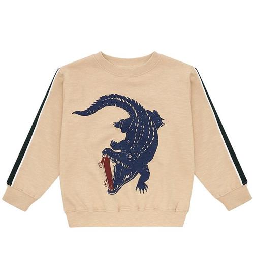 Soft Gallery Soft Gallery Sweatshirt - Baptiste - Beige m. Krokodille