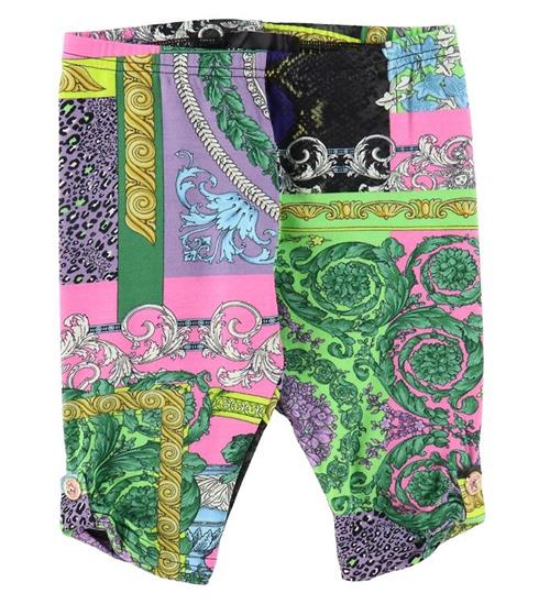 Se Versace Leggings - 3/4 - Multifarvet ved KidsWorld