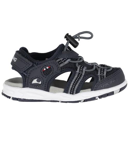 Se Viking Viking Sandaler - Thrill - Navy/GrÃ¥ ved KidsWorld