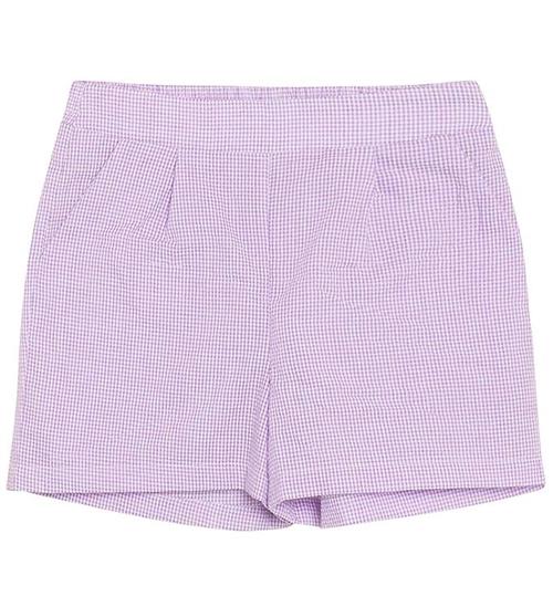 Grunt Shorts - Dana - Lilla/Hvid Tern