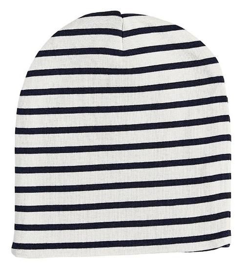 Racing Kids Hue - 2-lags - Hvid/Navy m. Striber