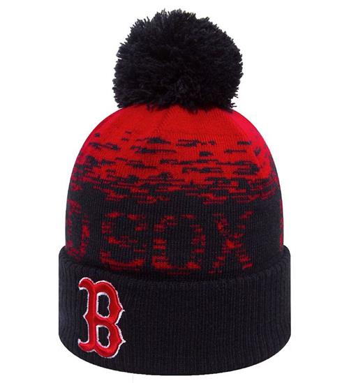 Se New Era Hue - Strik - Boston Red Sox - Navy/RÃ¸d ved KidsWorld