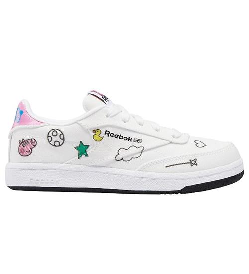 Se Reebok Sko - Club - Hvid m. Gurli Gris ved KidsWorld