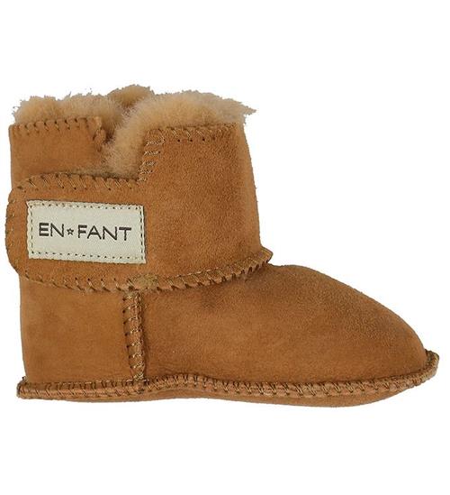 En Fant En Fant Lammeskindsfutter m. For - Leather Brown