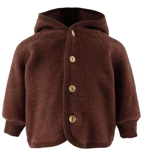 Se Engel Cardigan - Uld - Cinnamon MÃ©lange ved KidsWorld