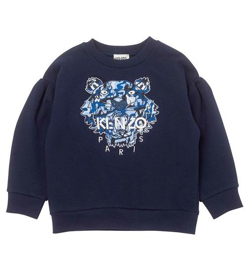 Se Kenzo Kenzo Sweatshirt - Electric Blue m. Tiger ved KidsWorld