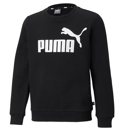 Puma Puma Sweatshirt - Ess Big Logo Crew - Sort m. Logo