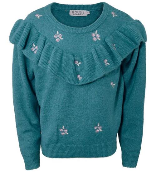 Se Hound Bluse - Strik - Electric Blue ved KidsWorld