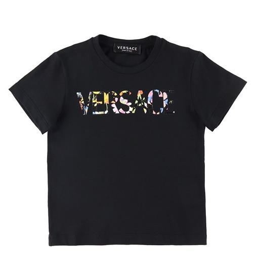 Se Versace T-Shirt - Sort m. Print ved KidsWorld