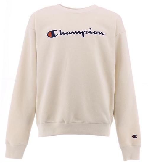 Se Champion Champion Fashion Sweatshirt - Beige m. Logo ved KidsWorld