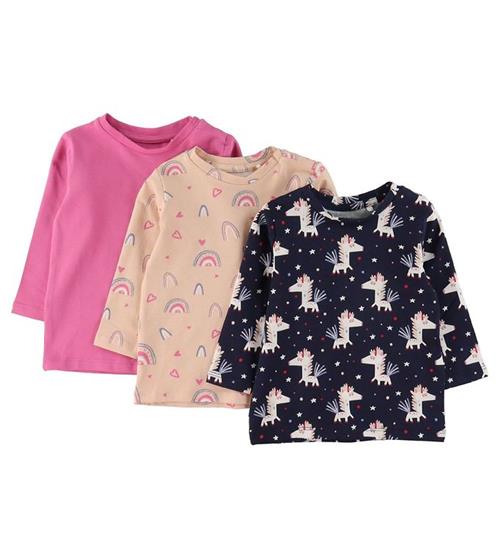 Se Name It Bluse - NbfDidina - 3-pak - Ibis Rose ved KidsWorld