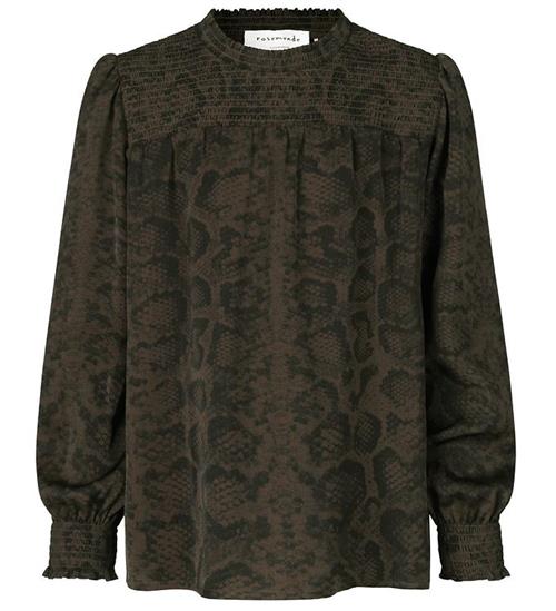 Se Rosemunde Bluse - Smoaked Oak Snake Print ved KidsWorld