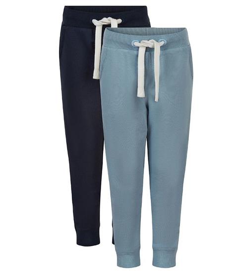 Minymo Minymo Sweatpants - 2-pak - Ashley Blue/Navy