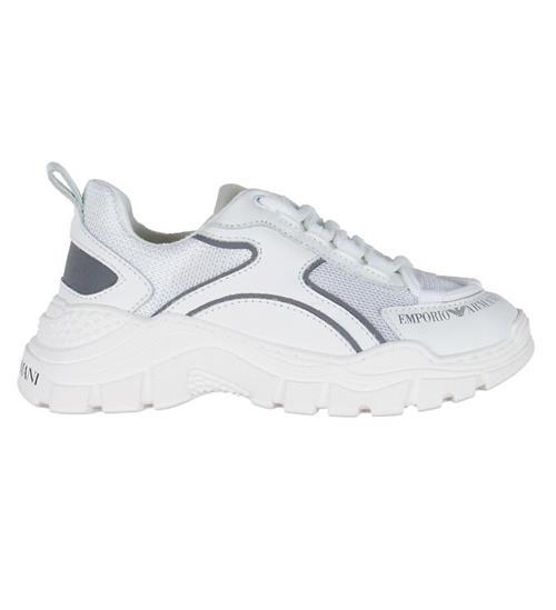 Emporio Armani Emporio Armani Sko - Bianco/Silver