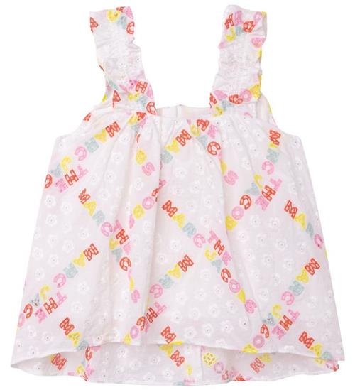 Se Little Marc Jacobs Little Marc Jacobs Top - The Baby Doll Top - Hvid/Pastel m. Blon ved KidsWorld