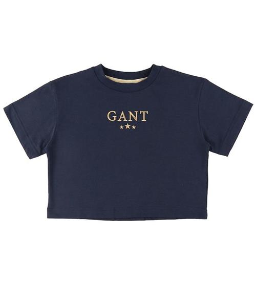 Se GANT T-Shirt - Stars - Evening Blue ved KidsWorld