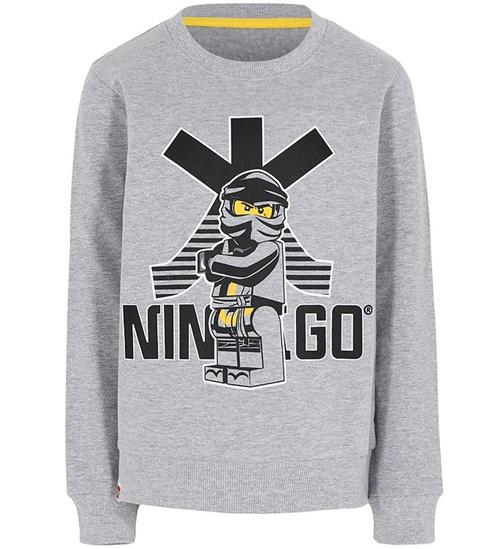 LEGOÂ® Wear LEGOÂ® Ninjago Sweatshirt - Grey Melange m. Print