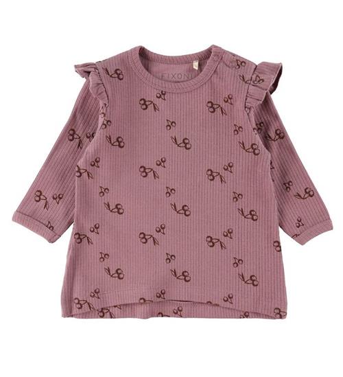 Se Fixoni Fixoni Bluse - Grape Shake m. Print ved KidsWorld