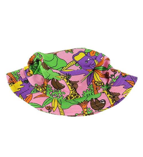 SmÃ¥folk Badehat - Sea Pink m. Jungle