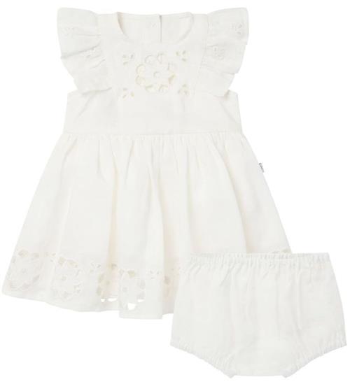 Stella McCartney Kids Kjole - Hvid m. Blonder