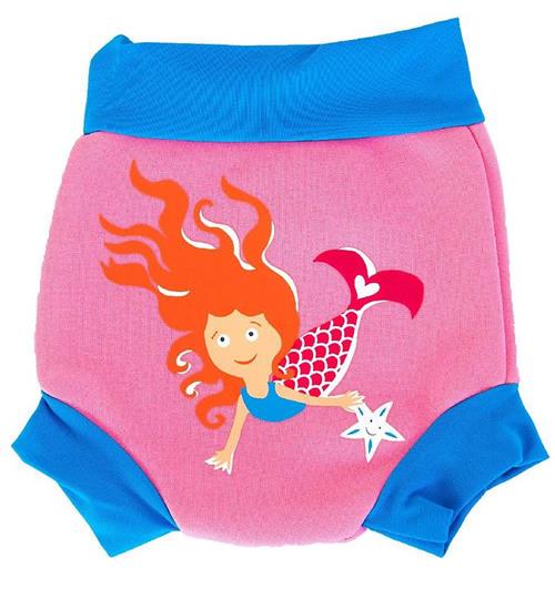 Se Konfidence Blebadebukser - UV50+ - Nappy E-flex - Pink/Yellow Mi ved KidsWorld