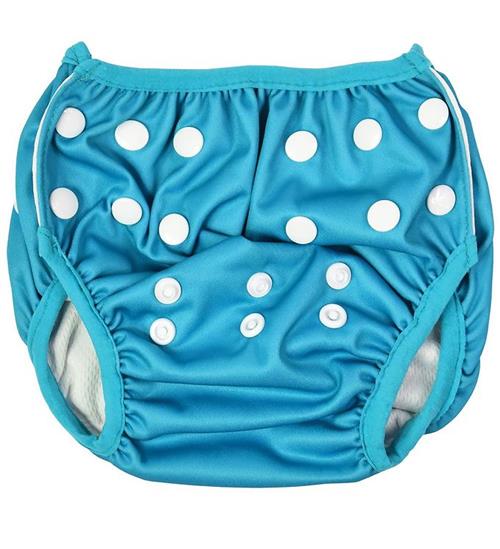 Se Splash About Blebadebukser - Swim Nappy - Aqua ved KidsWorld