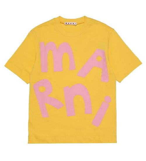 Marni Marni T-shirt - Gul m. Rosa