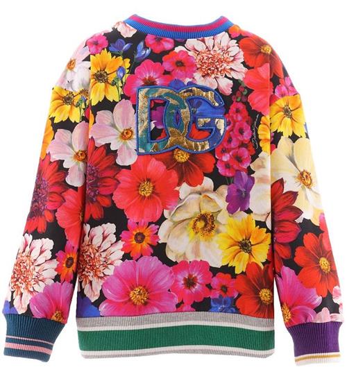 Se Dolce & Gabbana Dolce & Gabbana Sweatshirt - Renaissance - Multifarvet m. Blomst ved KidsWorld