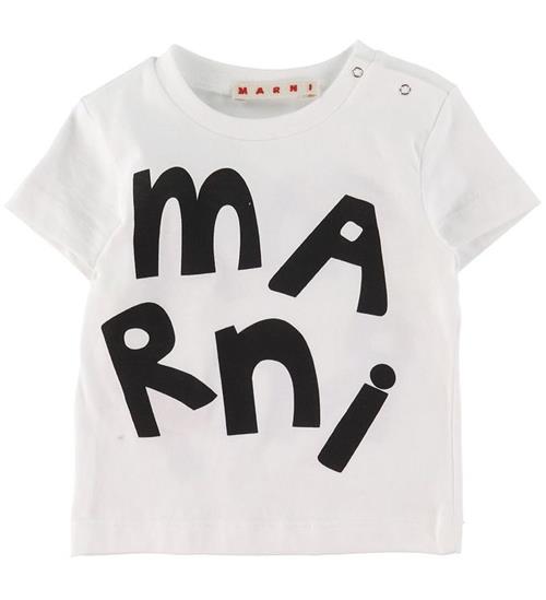 Marni Marni T-shirt - Hvid m. Sort