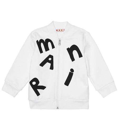Se Marni Cardigan - Hvid/Sort ved KidsWorld