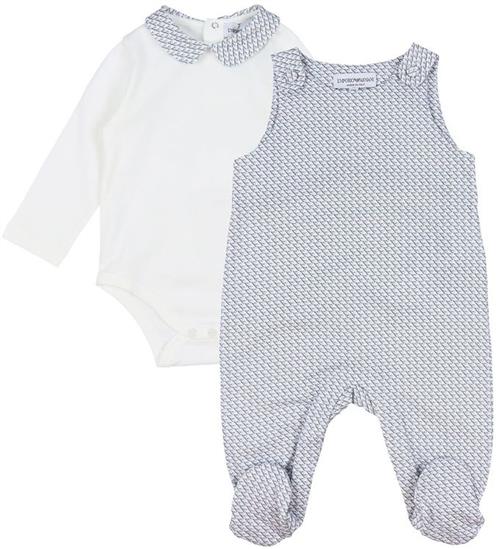 Se Emporio Armani Emporio Armani GavesÃ¦t - Sparkedragt/Body - Fant Blue ved KidsWorld