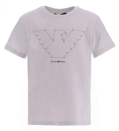 Se Emporio Armani Emporio Armani T-shirt - Grigio Ghiacciaio ved KidsWorld