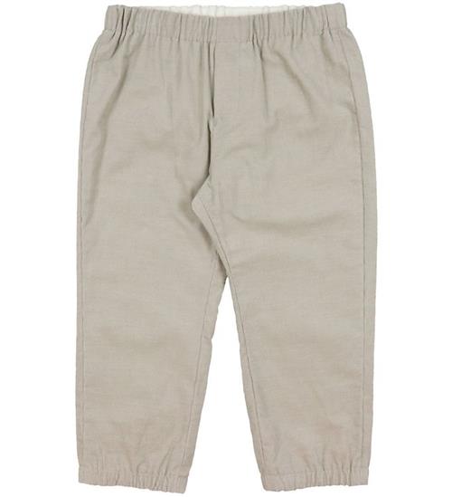 Se Emporio Armani Emporio Armani FlÃ¸jlsbukser - Light Beige ved KidsWorld