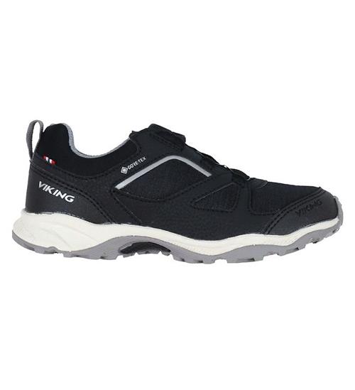 Se Viking Sko - Nator Low GTX Boa - Black/Granite ved KidsWorld