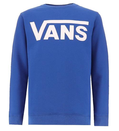 Se Vans Vans Sweatshirt - Classic - True Blue/Hvid ved KidsWorld