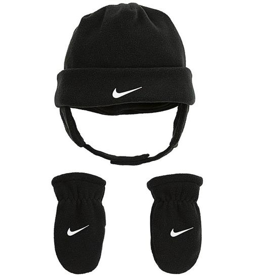 Se Nike Nike Hue/Luffer - Swoosh Fleece - Sort ved KidsWorld