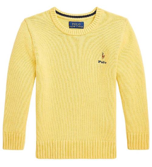 Se Polo Ralph Lauren Bluse - Strik - Classics ll - Fall Yellow ved KidsWorld