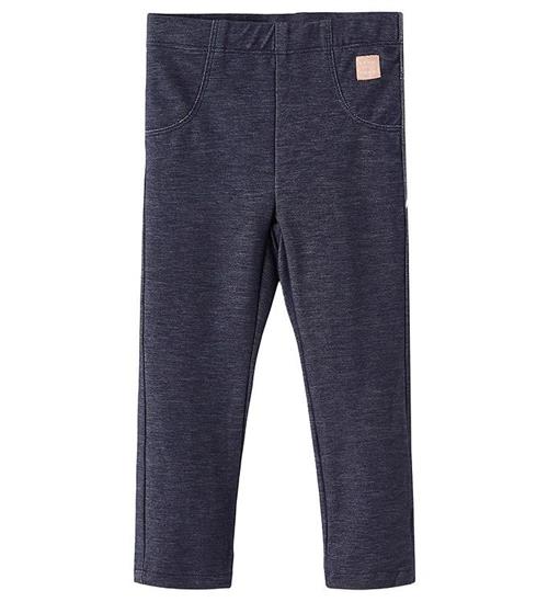 Se Name It Leggings - Noos - NmfSalli - Dark Blue Denim ved KidsWorld