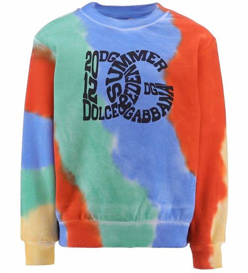 Se Dolce & Gabbana Dolce & Gabbana Sweatshirt - Eden - Multifarvet m. Print ved KidsWorld