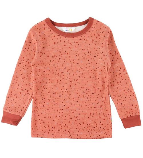 Se Joha Bluse - Uld/Bambus - Orange ved KidsWorld